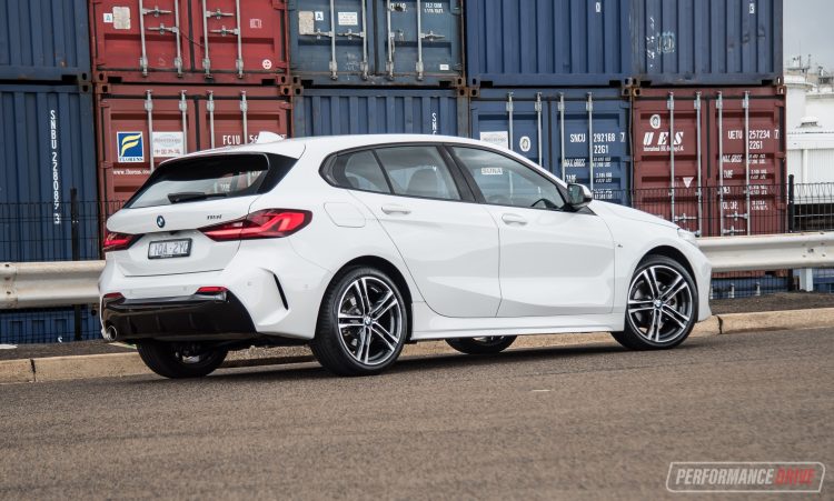 2020 BMW 118i M Sport–back – PerformanceDrive