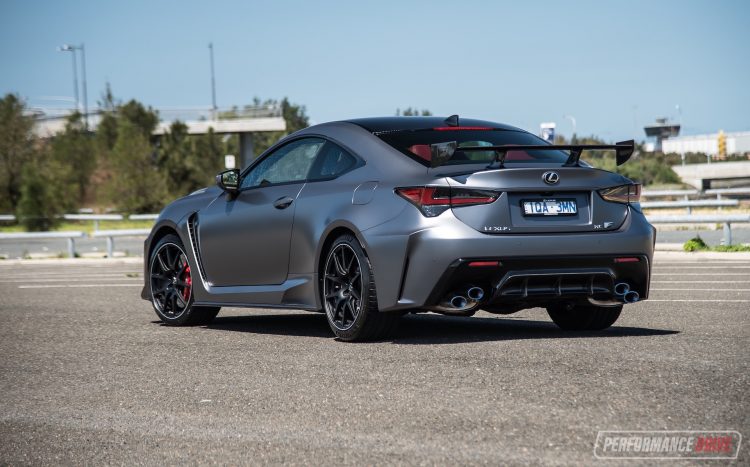 2020 Lexus RC F Track Edition-rear wing