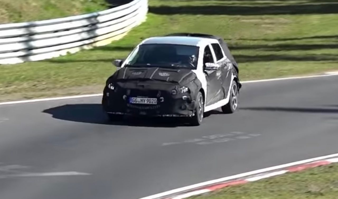 2021 Hyundai i20 N prototype at Nurburgring