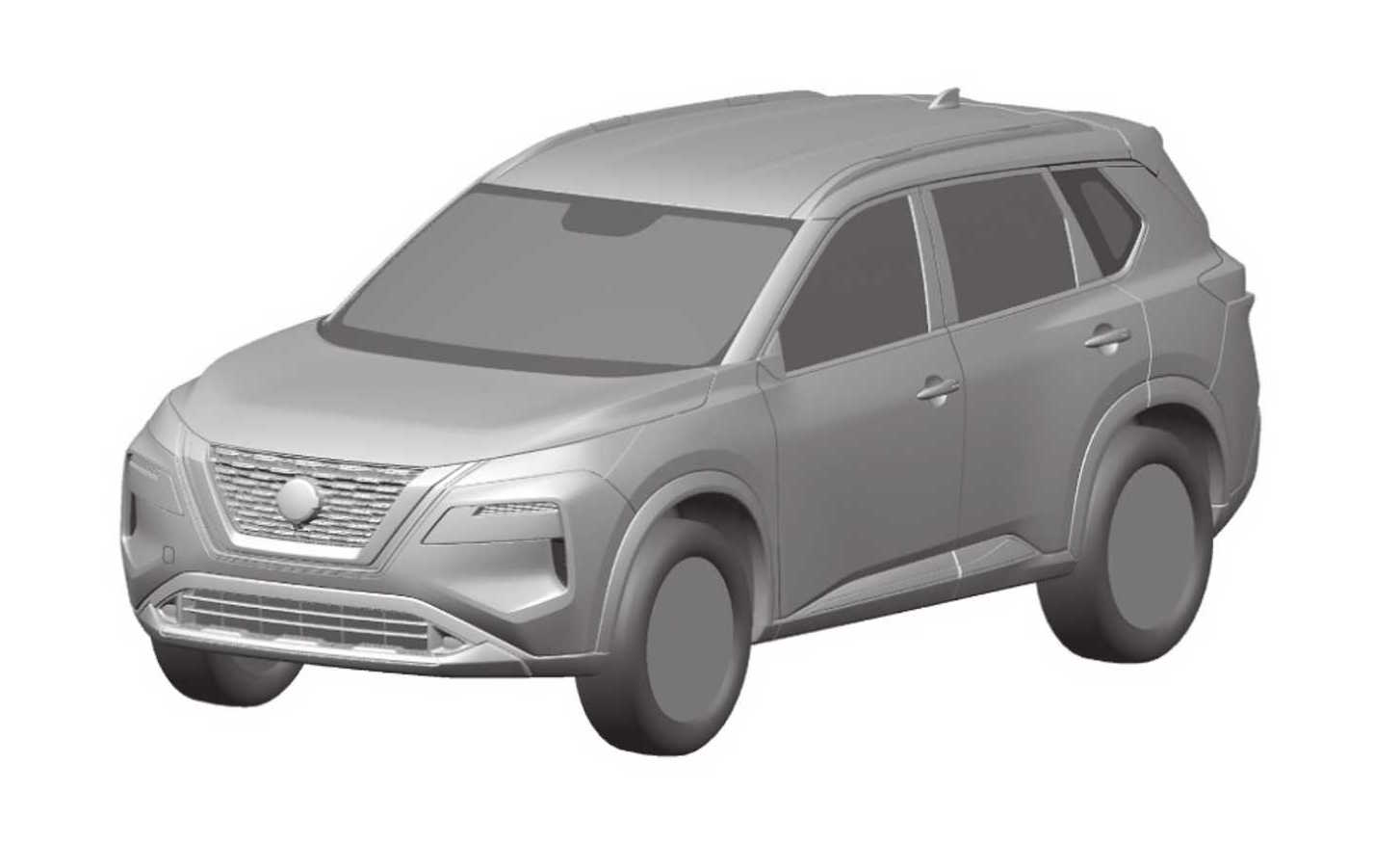 2021 Nissan X-Trail patent images surface, reveal new design