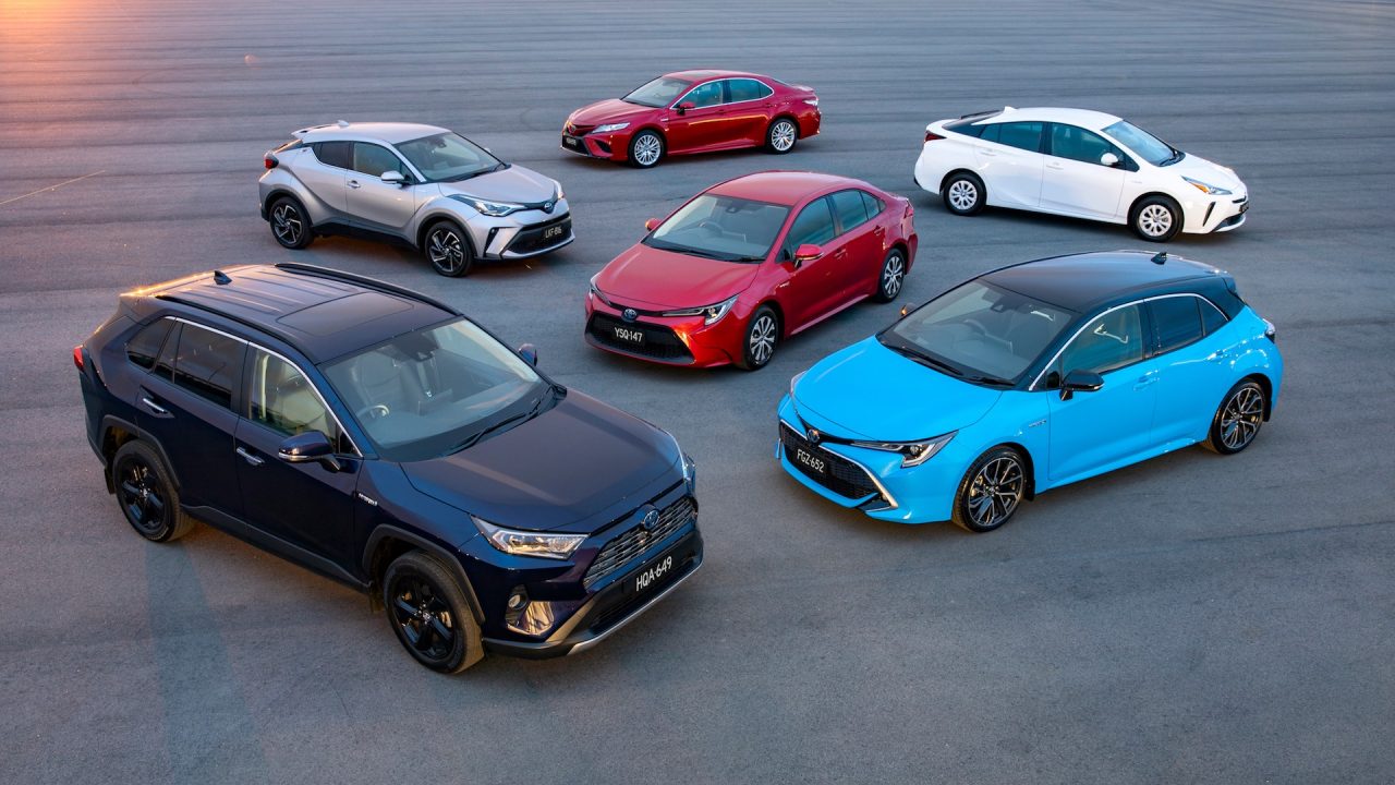 2019 Toyota Hybrid vehicle range