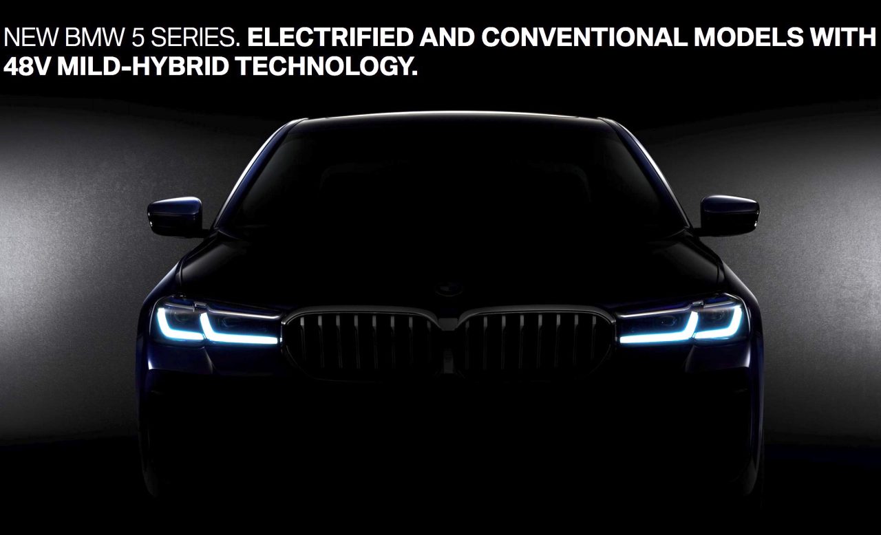 2021 BMW 5 Series facelift teaser