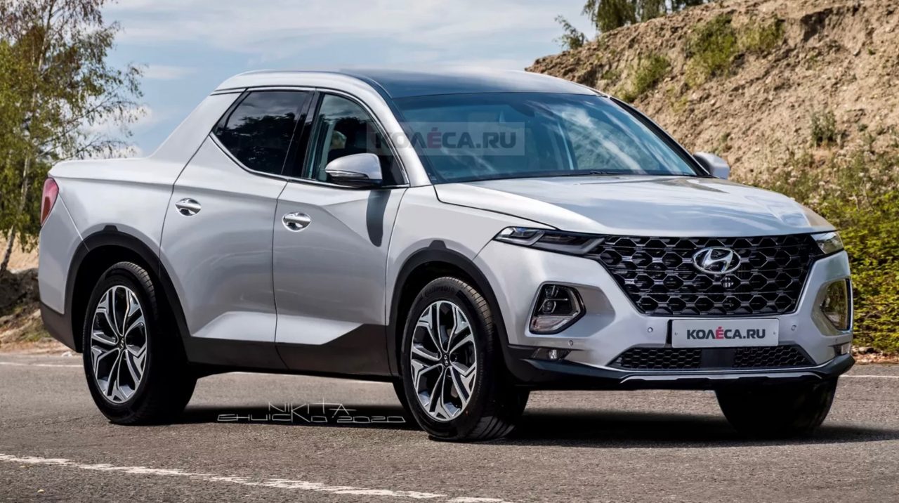 2021 Hyundai ‘santa Cruz Pickup Rendered Most Accurate Yet