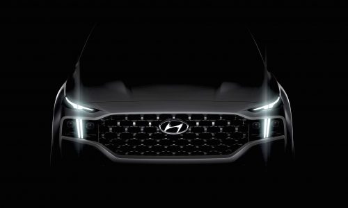 2021 Hyundai Santa Fe facelift previewed, new headlights confirmed
