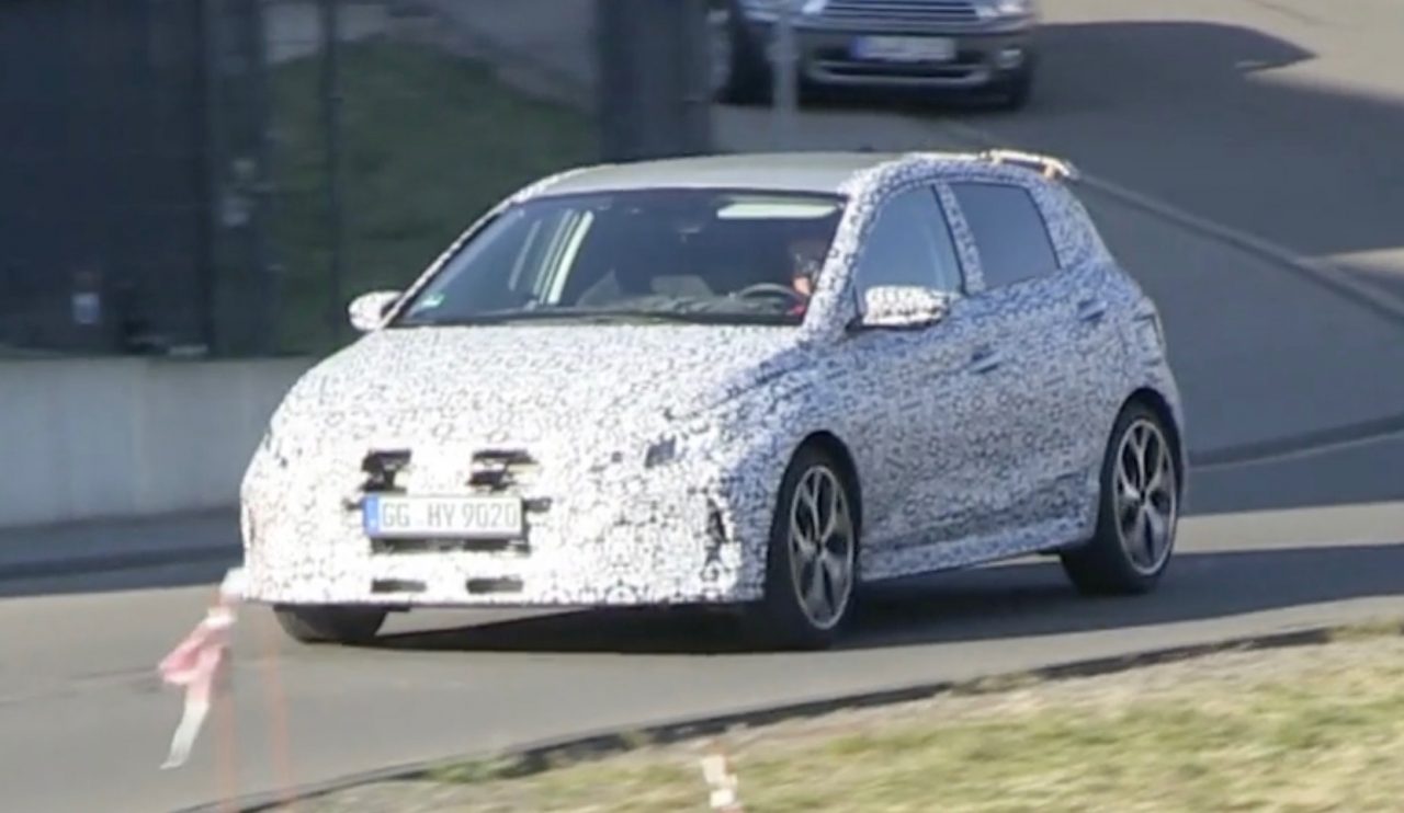 2021 Hyundai i20 N prototype production body maybe - front