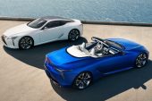 2021 Lexus LC coupe and convertible