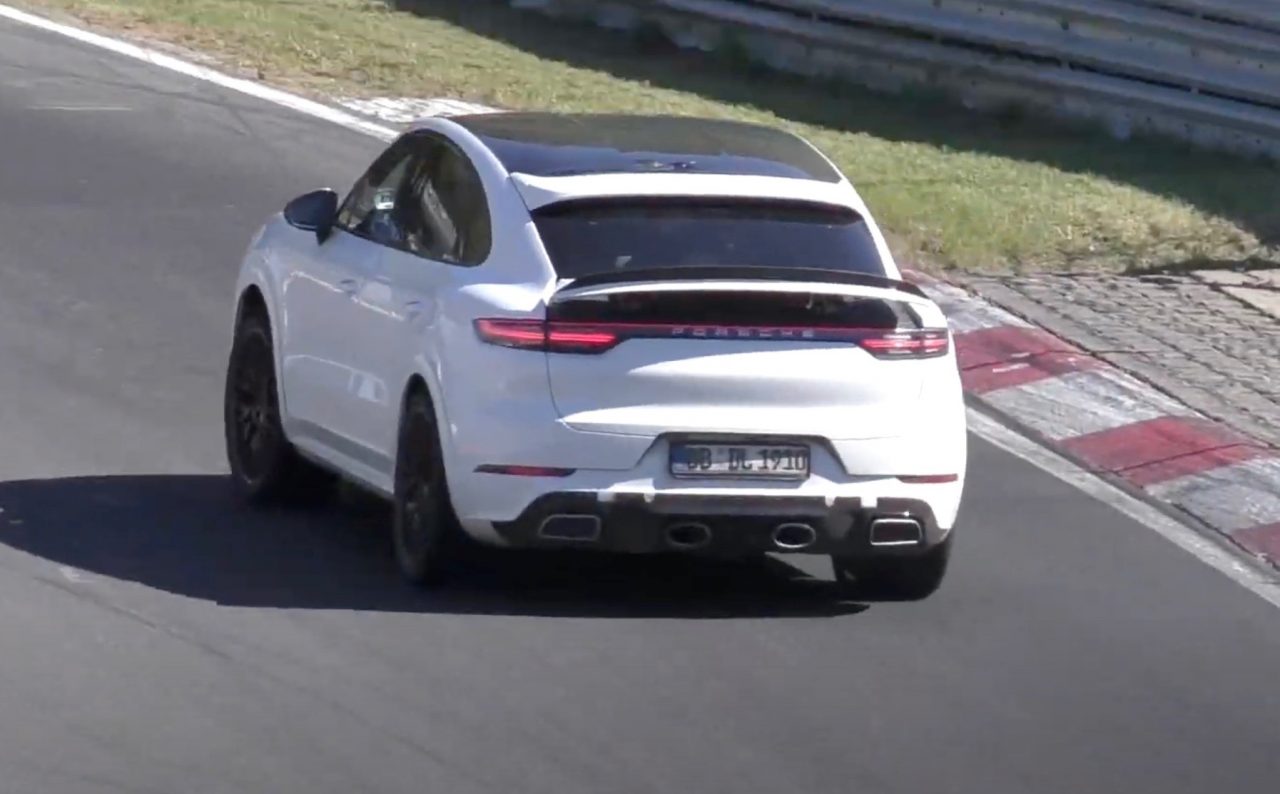 2021 Porsche Cayenne Coupe GTS prototype - rear