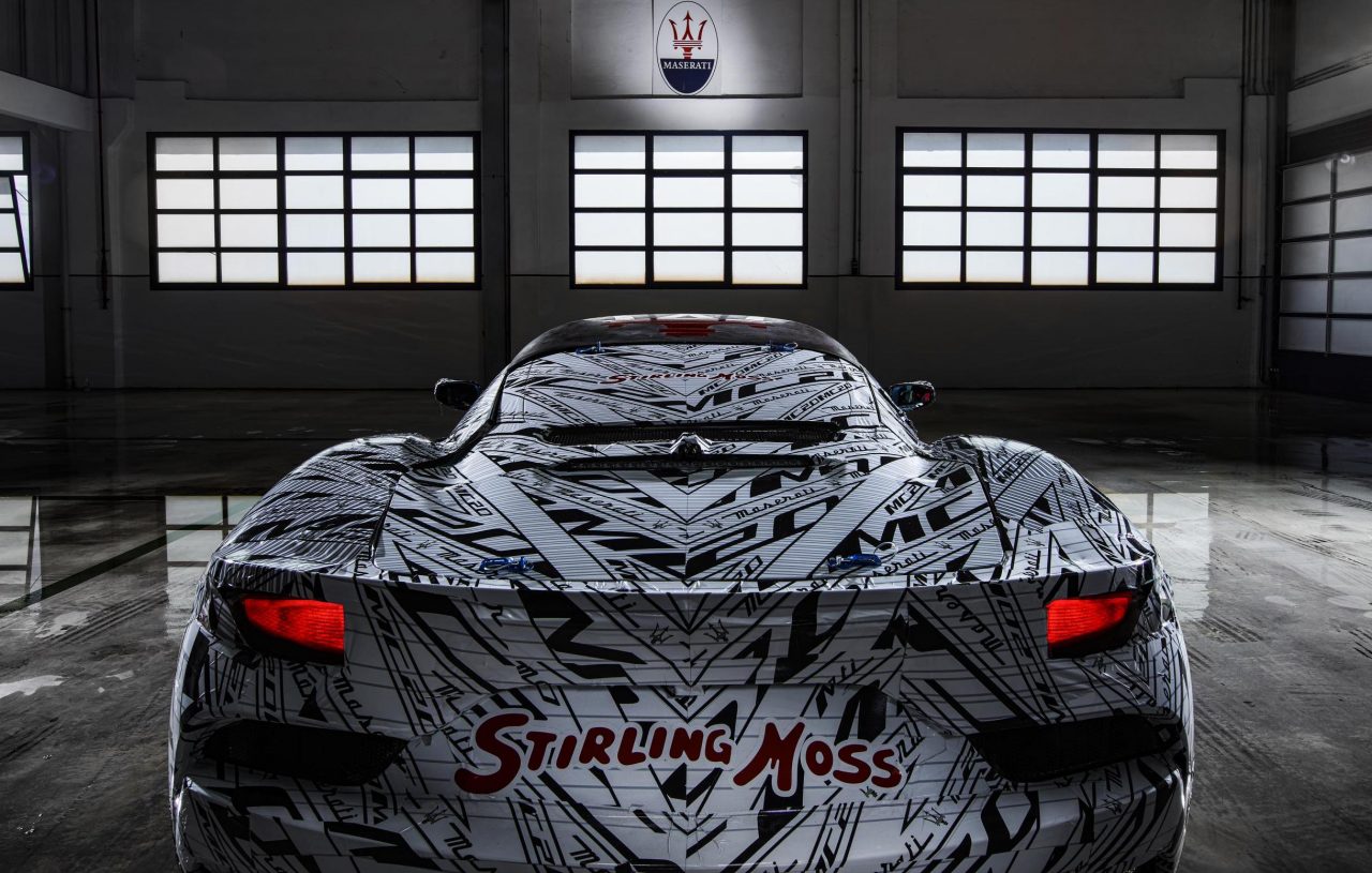 Maserati MC20 prototype teaser-rear