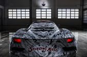 Maserati MC20 prototype teaser-rear