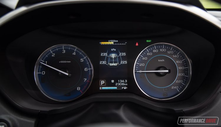 2020 Subaru XV Hybrid-instrument cluster