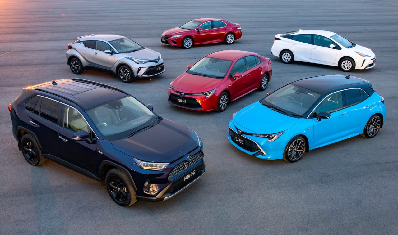 2020 Toyota Australia Hybrid range