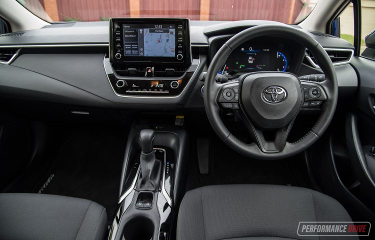 2020 Toyota Corolla SX sedan-interior