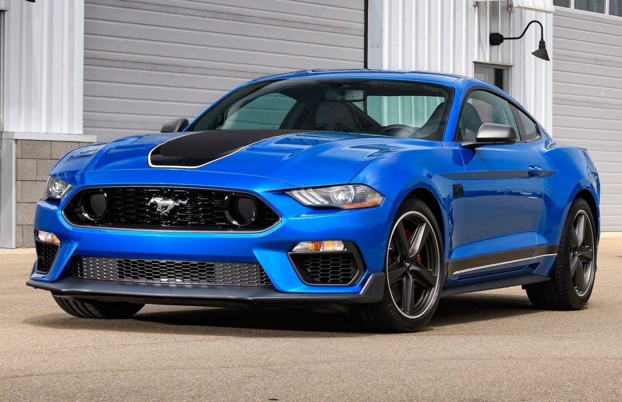 2021 Ford Mustang Mach 1-blue – PerformanceDrive