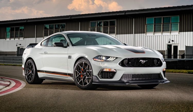 2021 Ford Mustang Mach 1-white