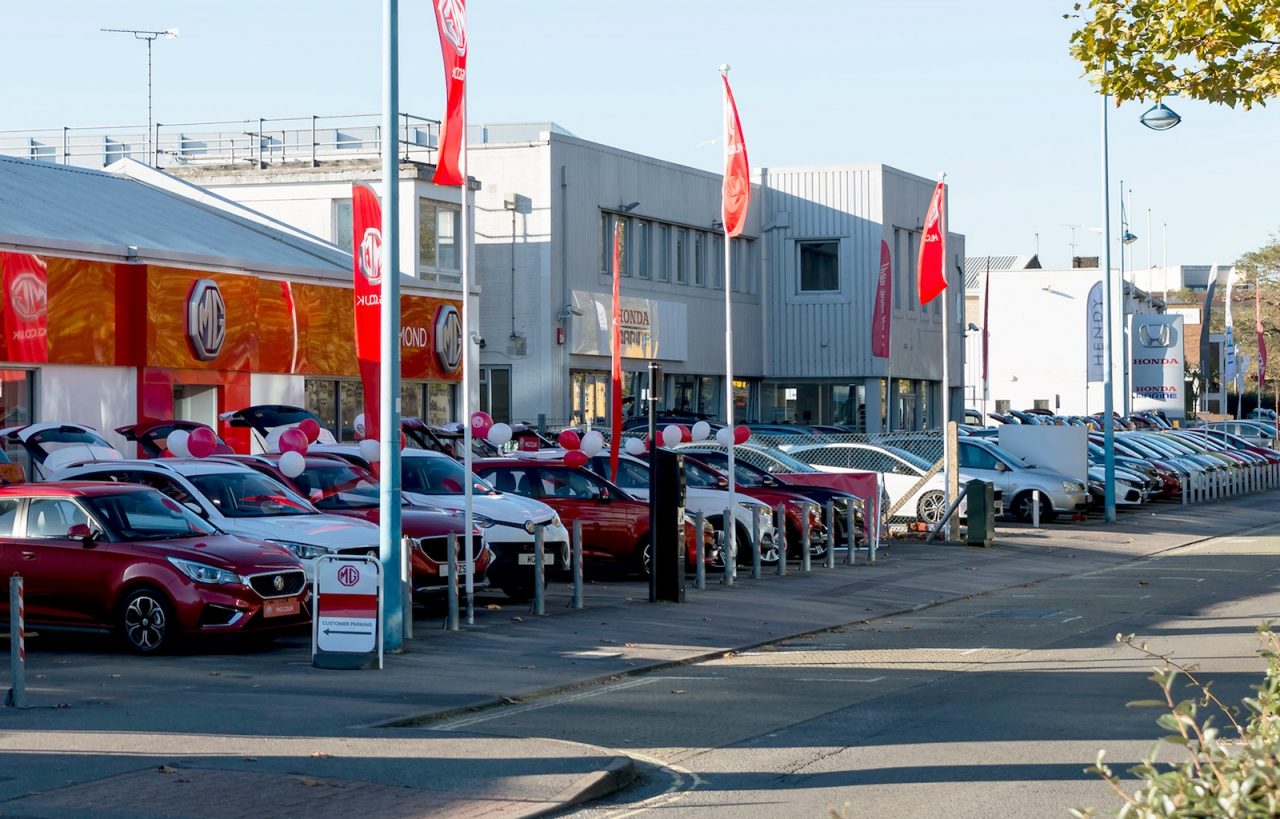 MG dealership