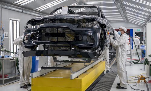 Aston Martin DBX production commences in Wales