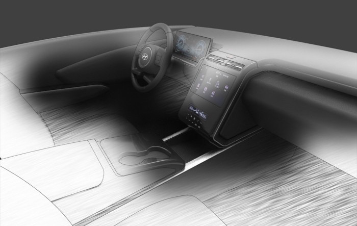 2021 Hyundai Tucson ‘NX4’ interior previewed, official sketch?
