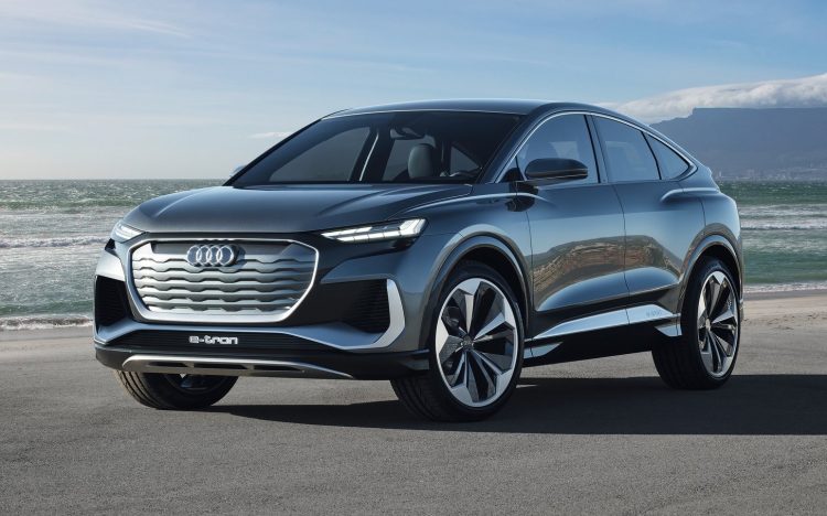 2022年1月6日最新消息:奥迪Q4 Sportback etron coupe概念车预告