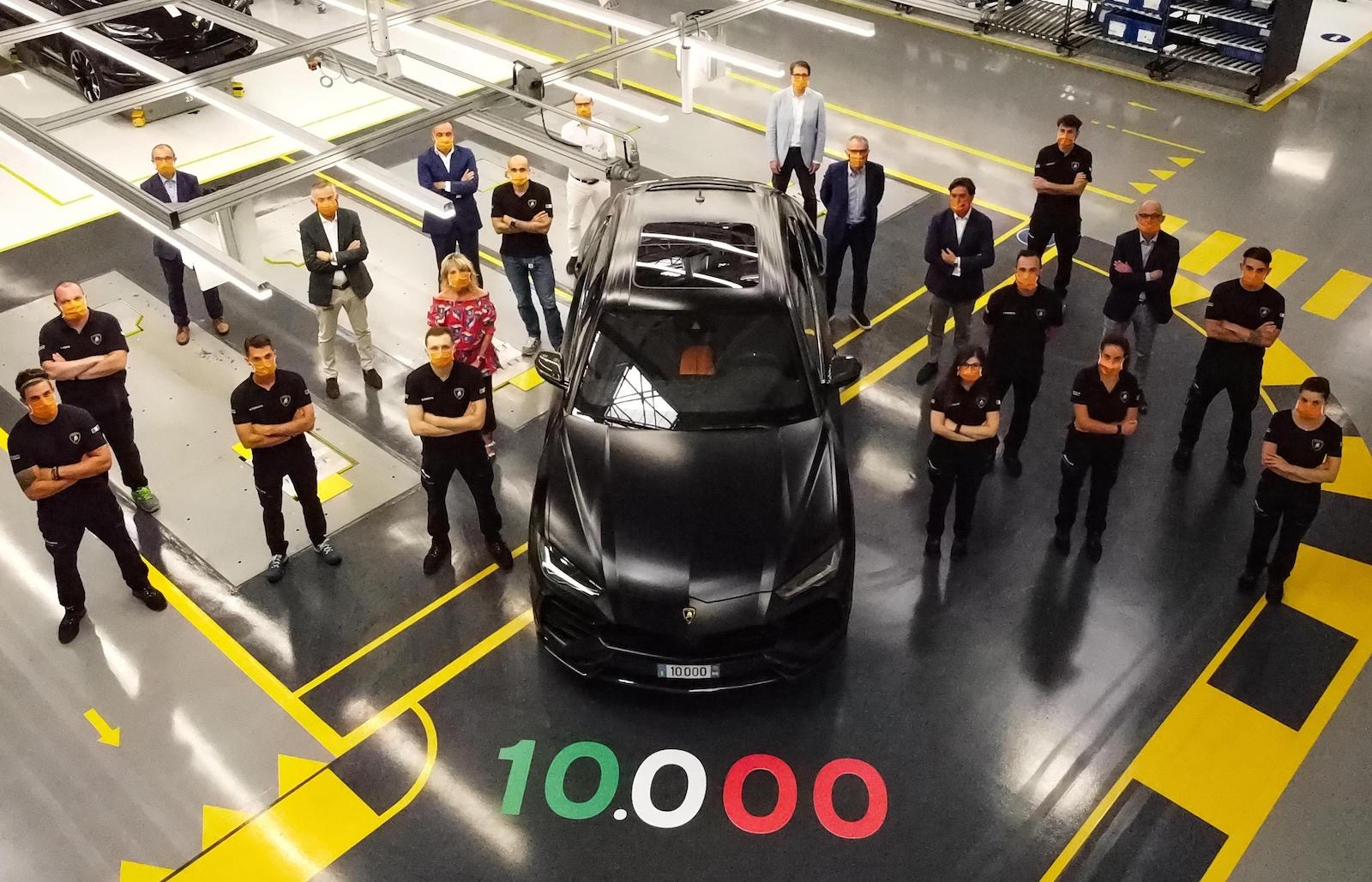 Lamborghini Urus production hits 10,000, soon most popular ever