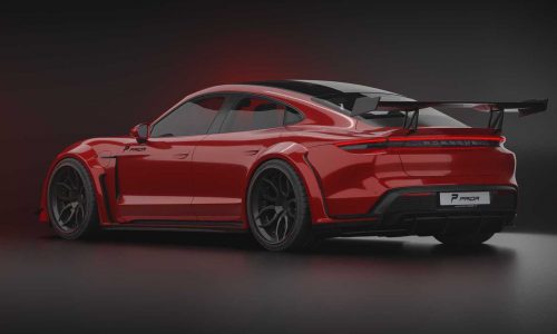 Prior Design creates awesome wide-body kit for Porsche Taycan