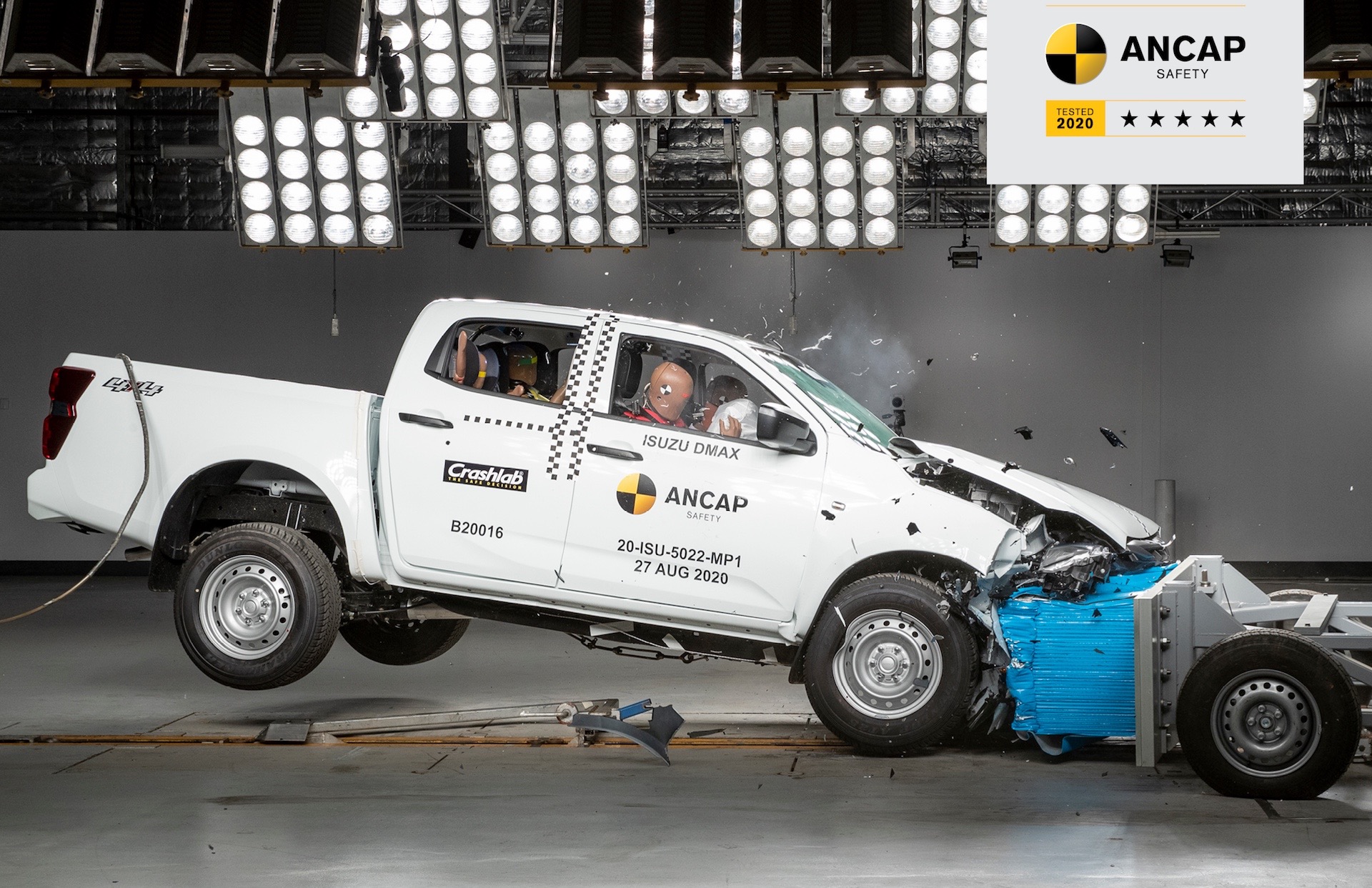 2021 Isuzu D-Max awarded 5-star ANCAP safety rating (video)
