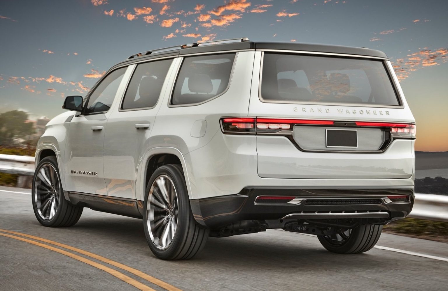 2021 Jeep Grand Wagoneer concepttaillights PerformanceDrive