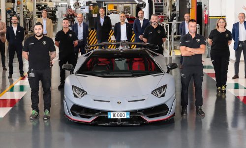 Lamborghini Aventador production hits 10,000 units