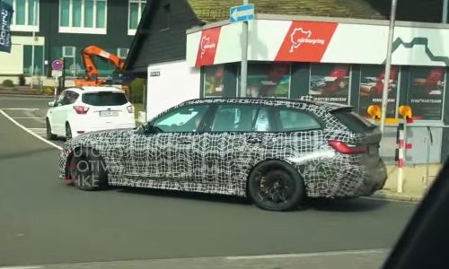 2023 BMW M3 Touring prototype spotted at Nurburgring (video)