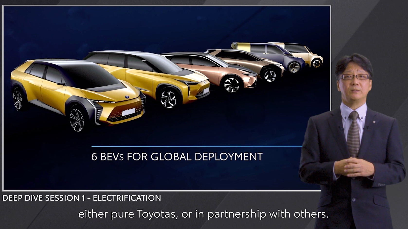 Toyota plans 6 EVs with new e-TNGA platform, mid-size SUV first