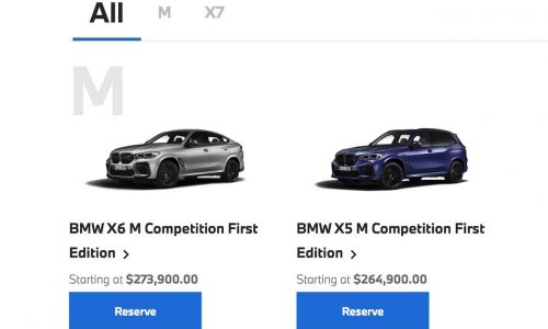 2021 BMW X5 M & X6 M Competition ‘First Edition’ now available
