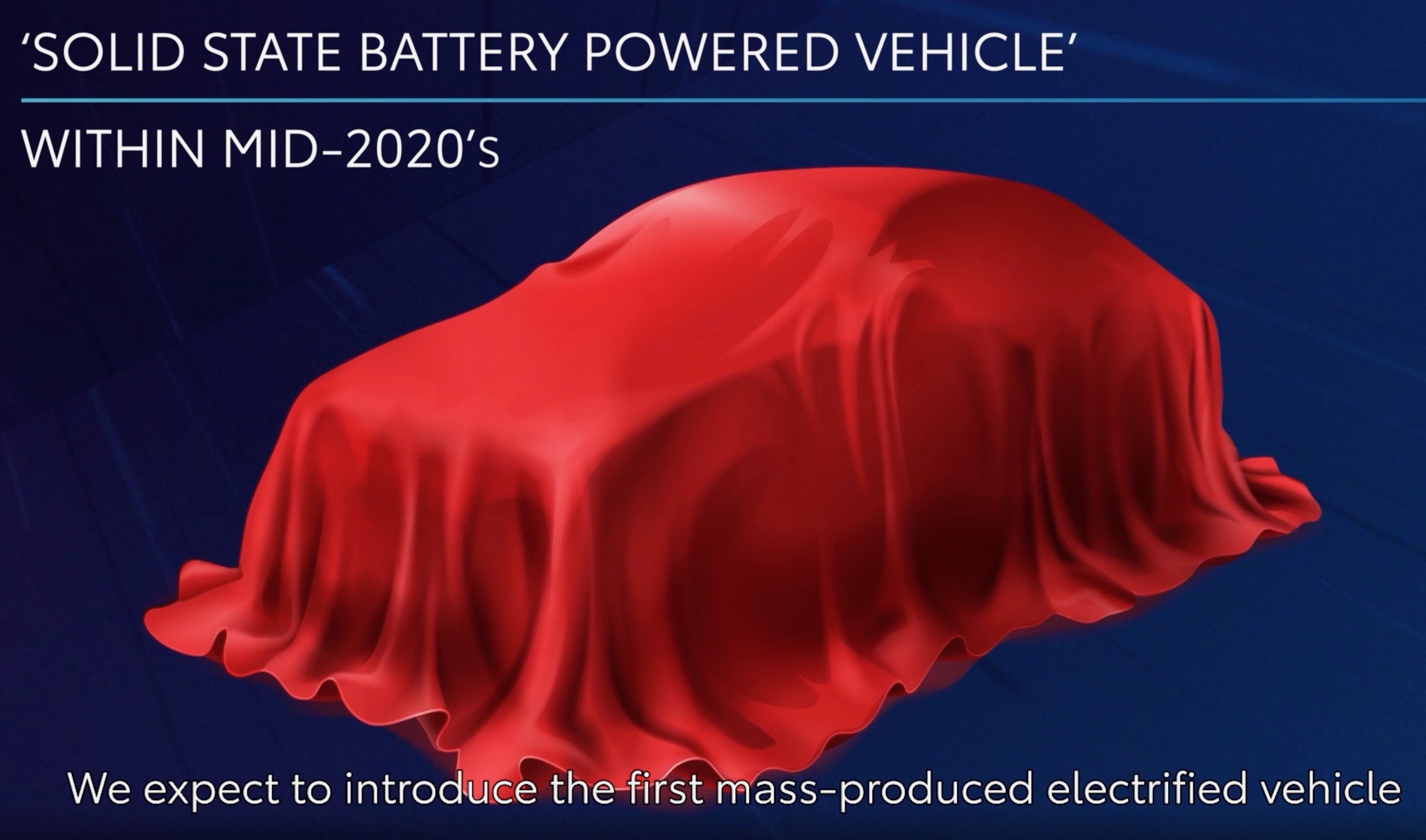 Toyota plans first solid-state battery for EV, concept in 2021