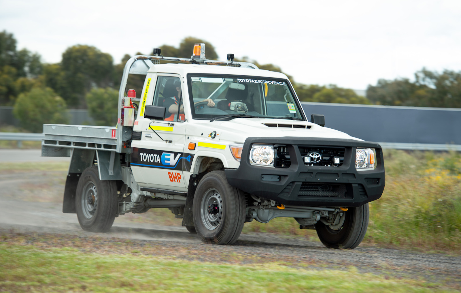 Electric Toyota LandCruiser 70 Series built for BHP mining