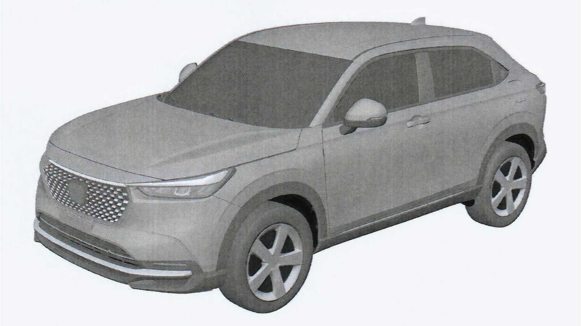 2021 Honda HR-V design exposed via patent images