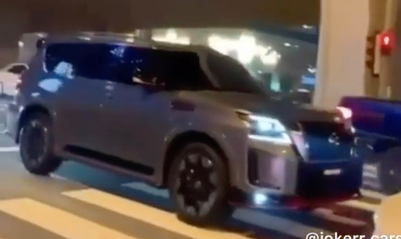 2021 Nissan Patrol Nismo spotted during film shoot (video)