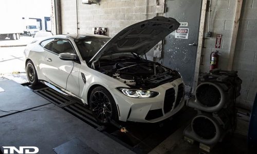 Stock 2021 BMW M4 on dyno produces 347kW at the wheels