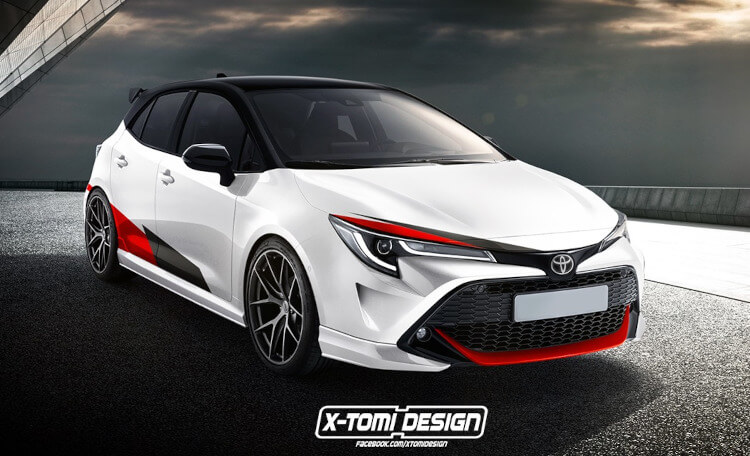 Toyota GR Corolla rendering