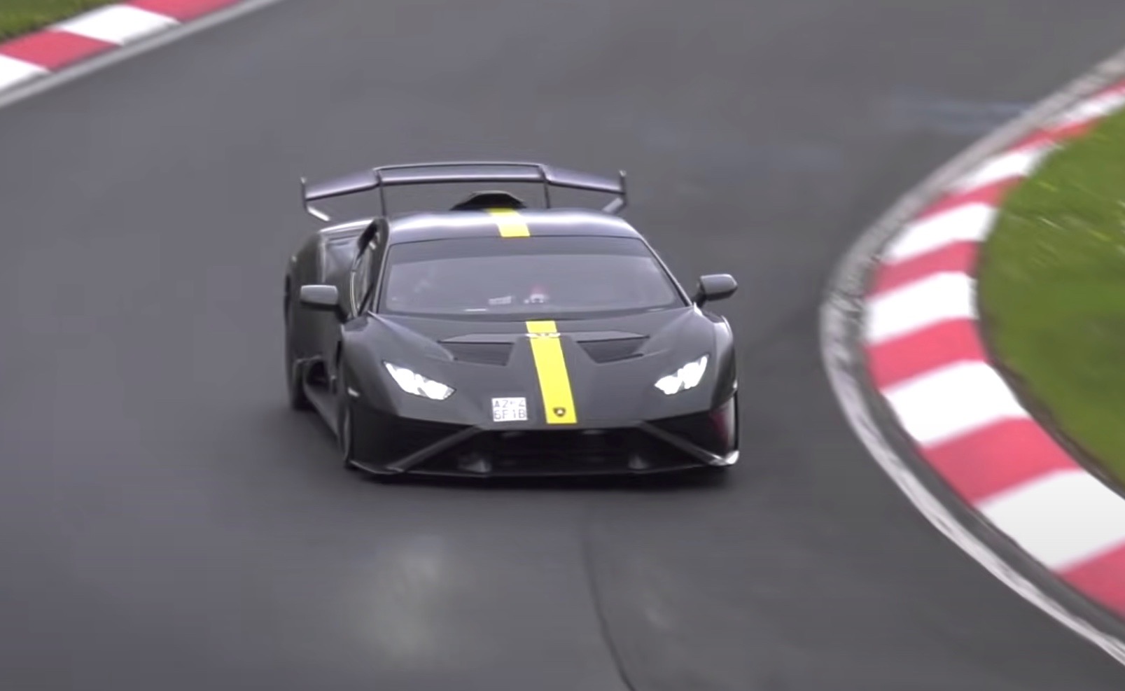 Lamborghini Huracan STO attempting Nurburgring record? (video)