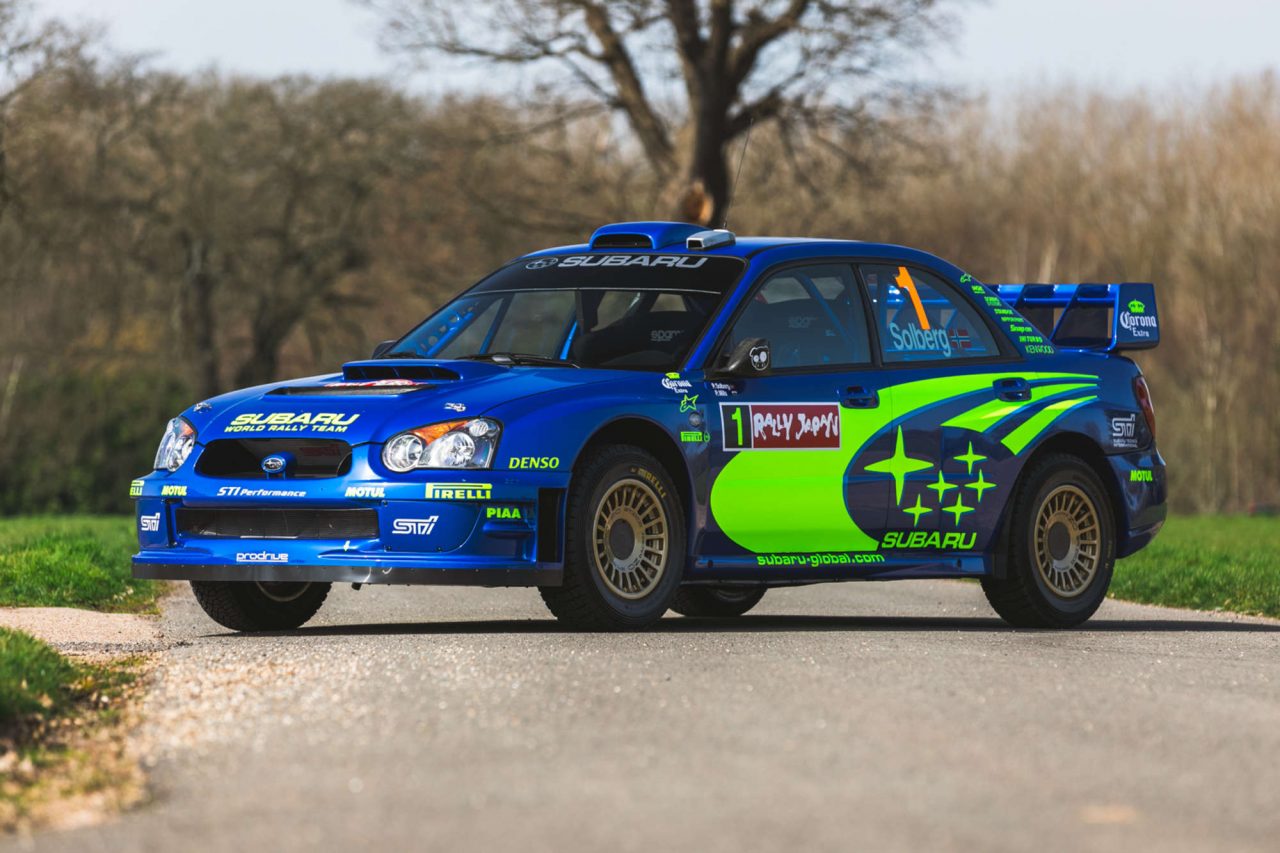 For Sale Petter Solberg's 2004 Subaru S10 WRC rally car