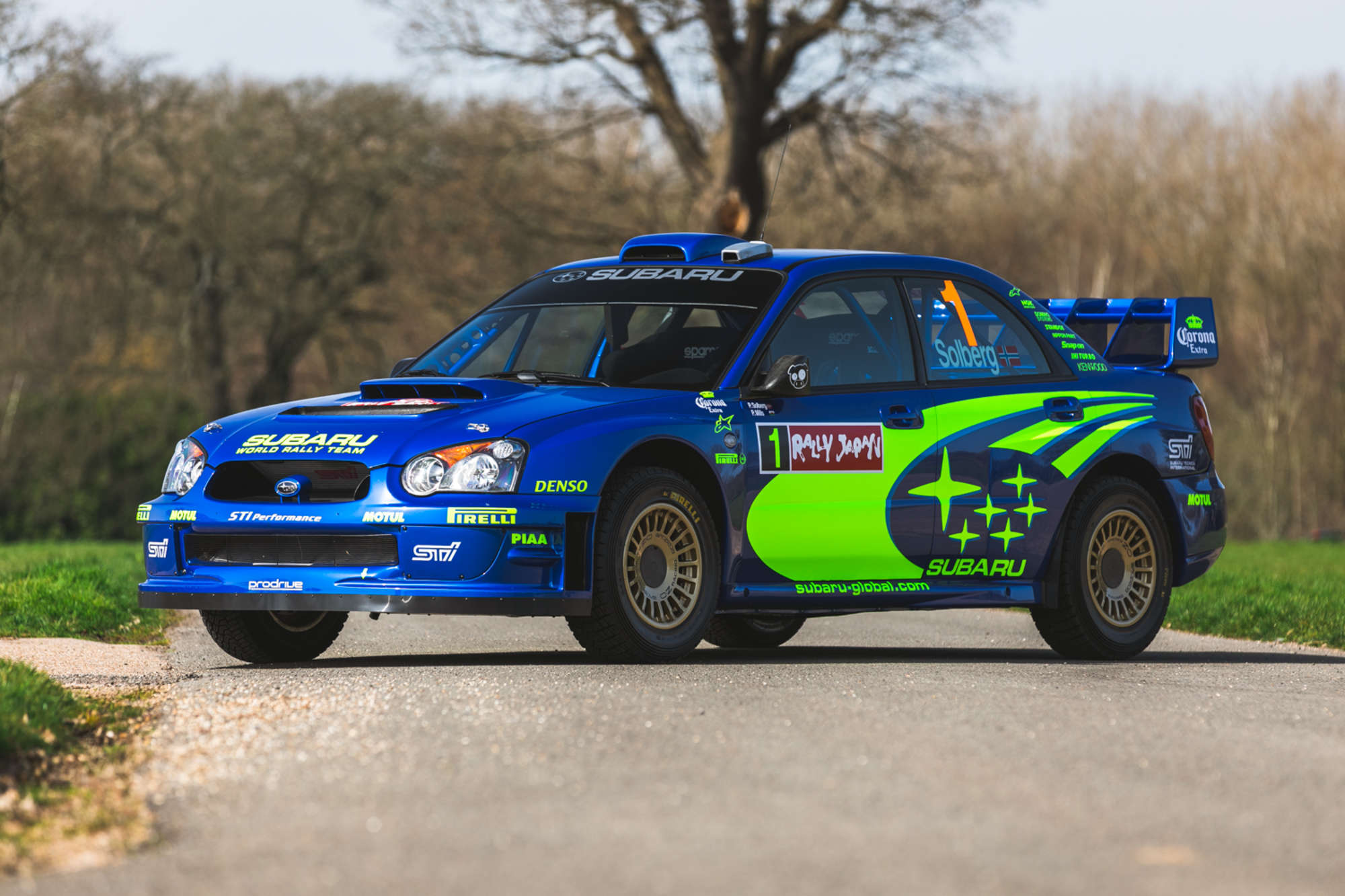 For Sale: Petter Solberg’s 2004 Subaru S10 WRC rally car