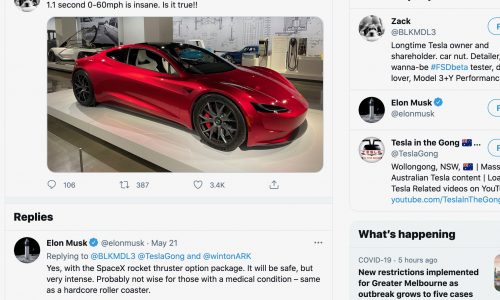 Elon Musk claims new Roadster can do 0-60mph in 1.1 seconds