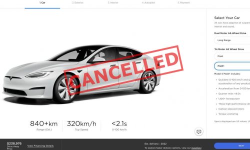 Elon Musk confirms Tesla Model S Plaid+ has been cancelled