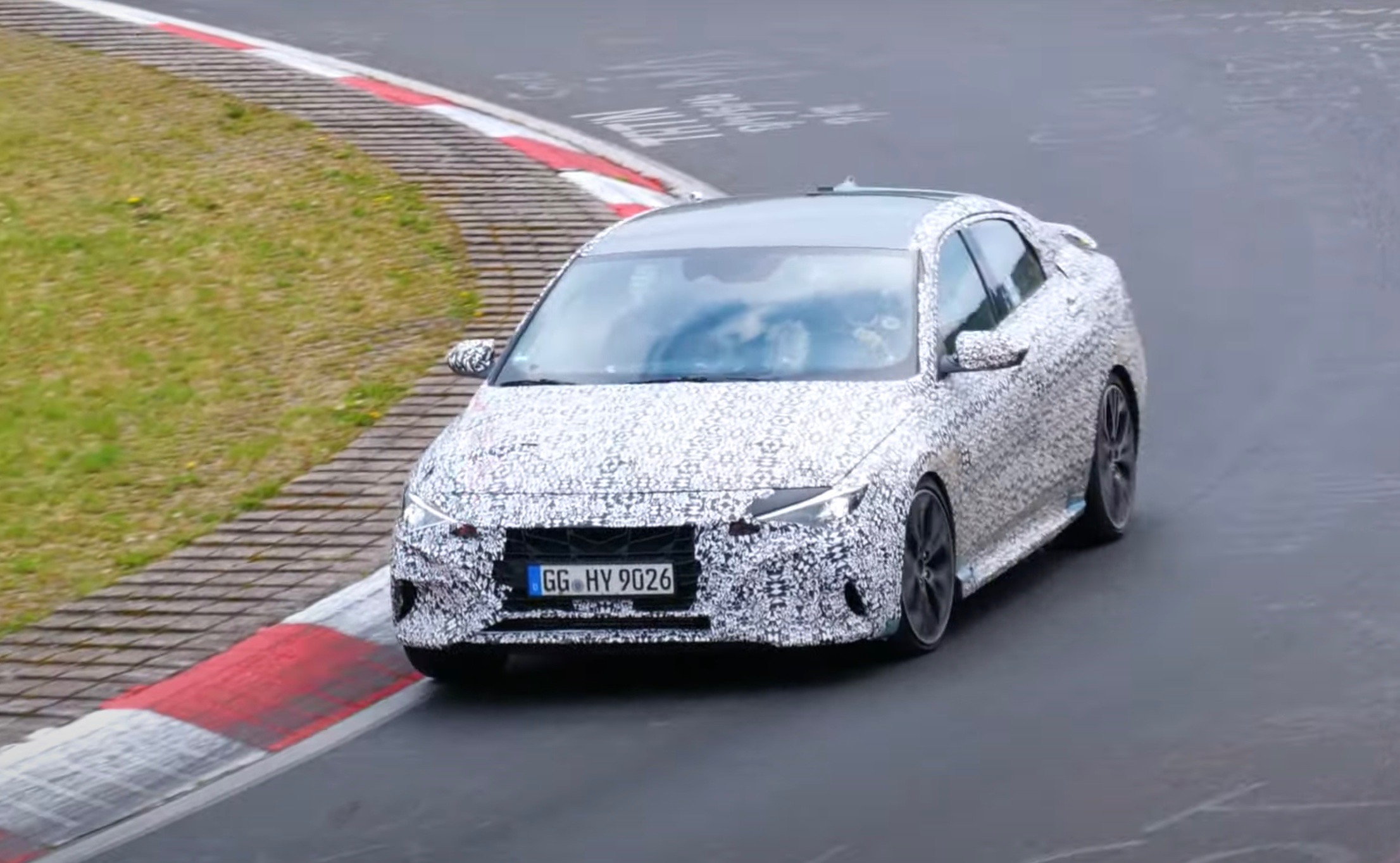 2022 Hyundai i30 Sedan N, aka Elantra N, spotted at Nurburgring (video)