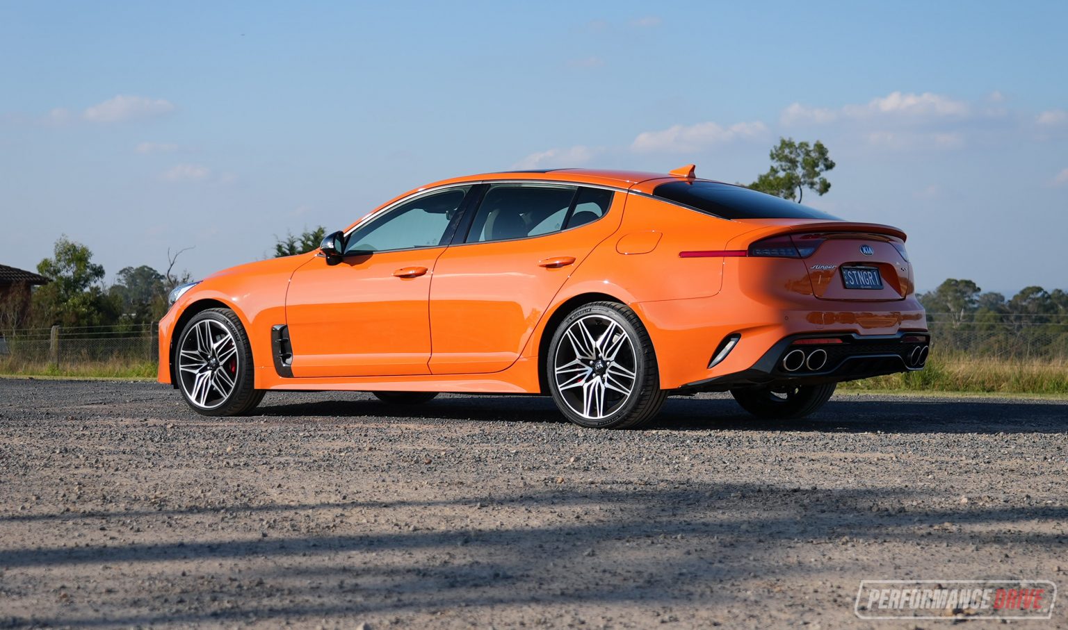 2021 Kia Stinger GT-country road – PerformanceDrive