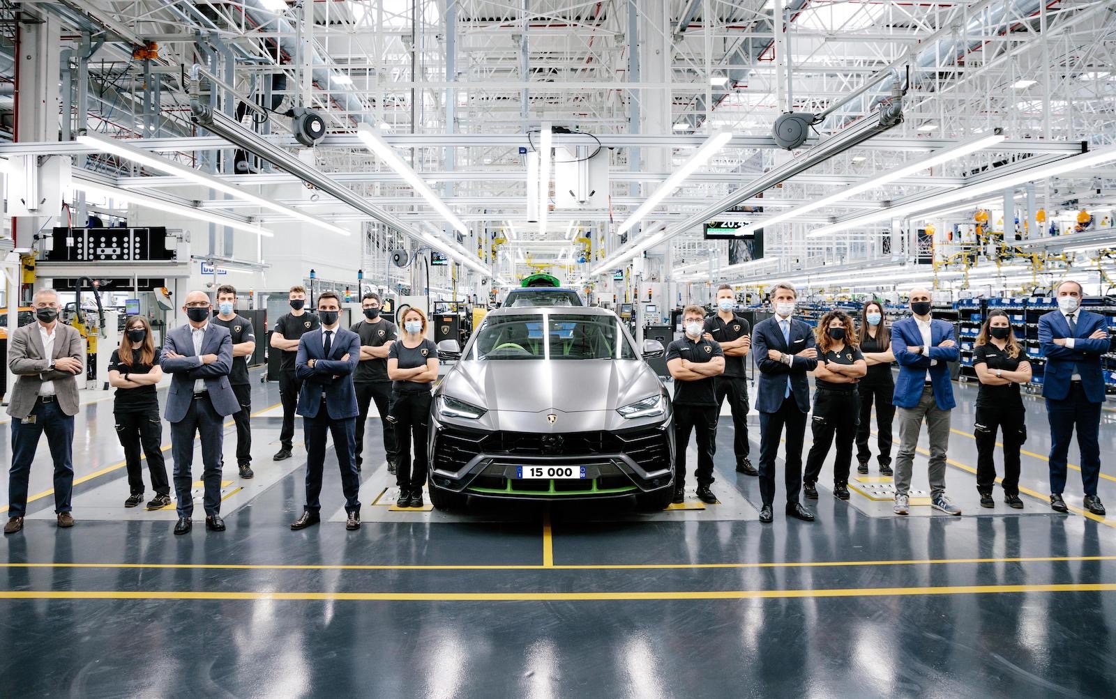 Lamborghini Urus production hits 15,000 units, new record