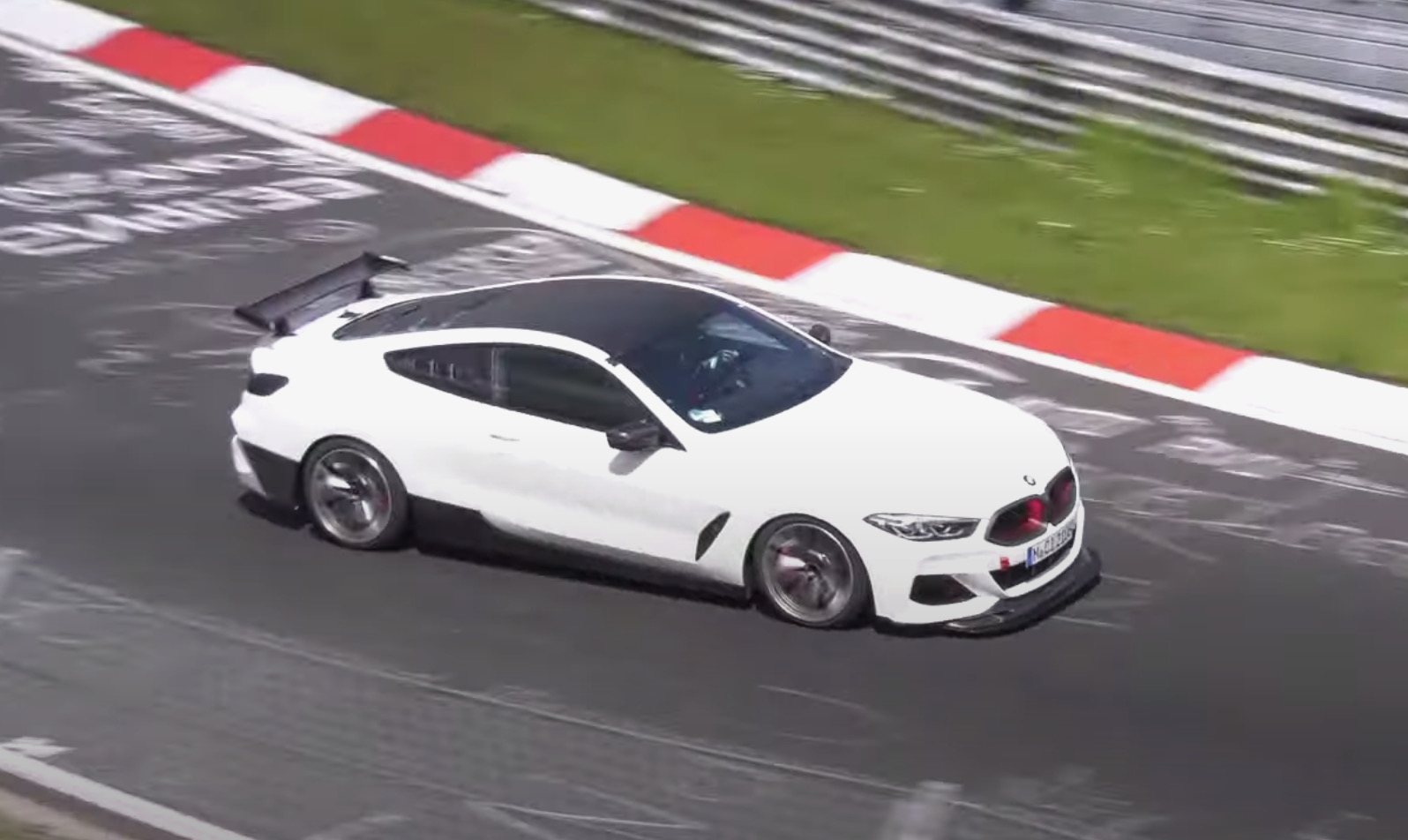 Video: BMW M8 ‘CSL’ prototype? Or test bed for future M hybrid 6CYL powertrain?