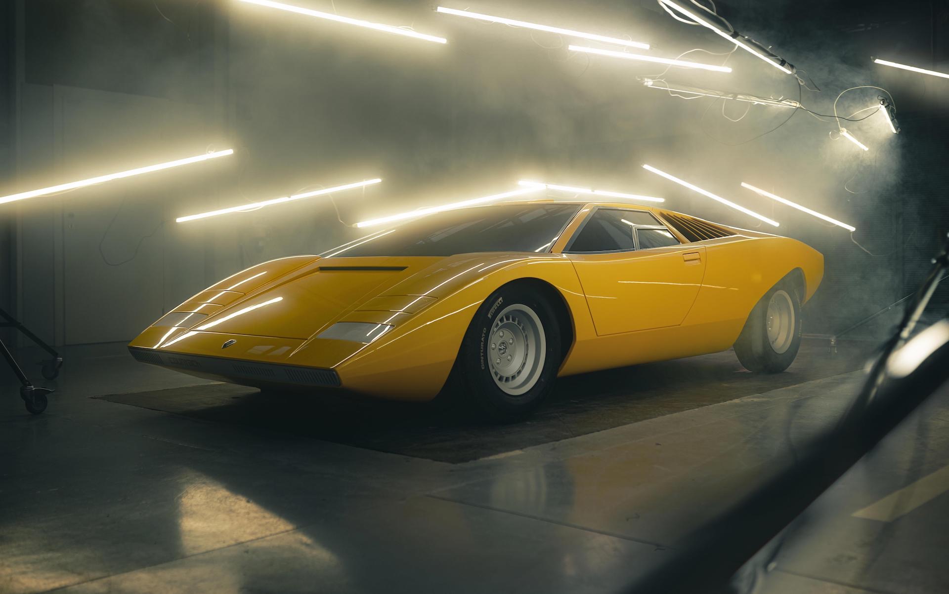 Lamborghini reconstructs first Countach LP-500 concept from 1971