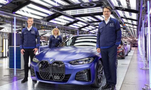 BMW i4 production commences in Germany, arrives in Australia Q1 2022