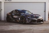 Toyota GR Supra drift car gets V10 Le Mans engine conversion (video)
