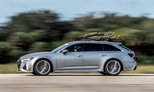 800hp Hennessey Audi RS 6 sets speed record with Christmas tree on roof (video)