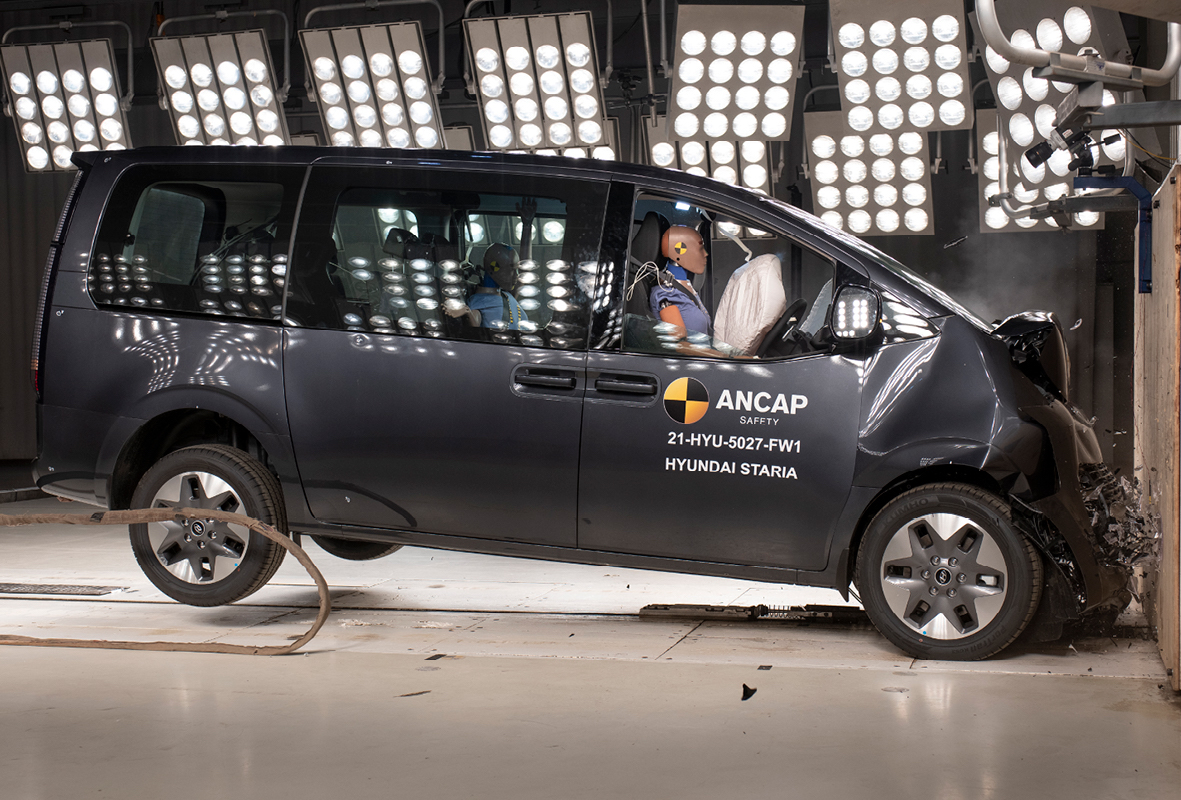 Hyundai Staria, Staria Load score 5-star ANCAP safety rating (video)